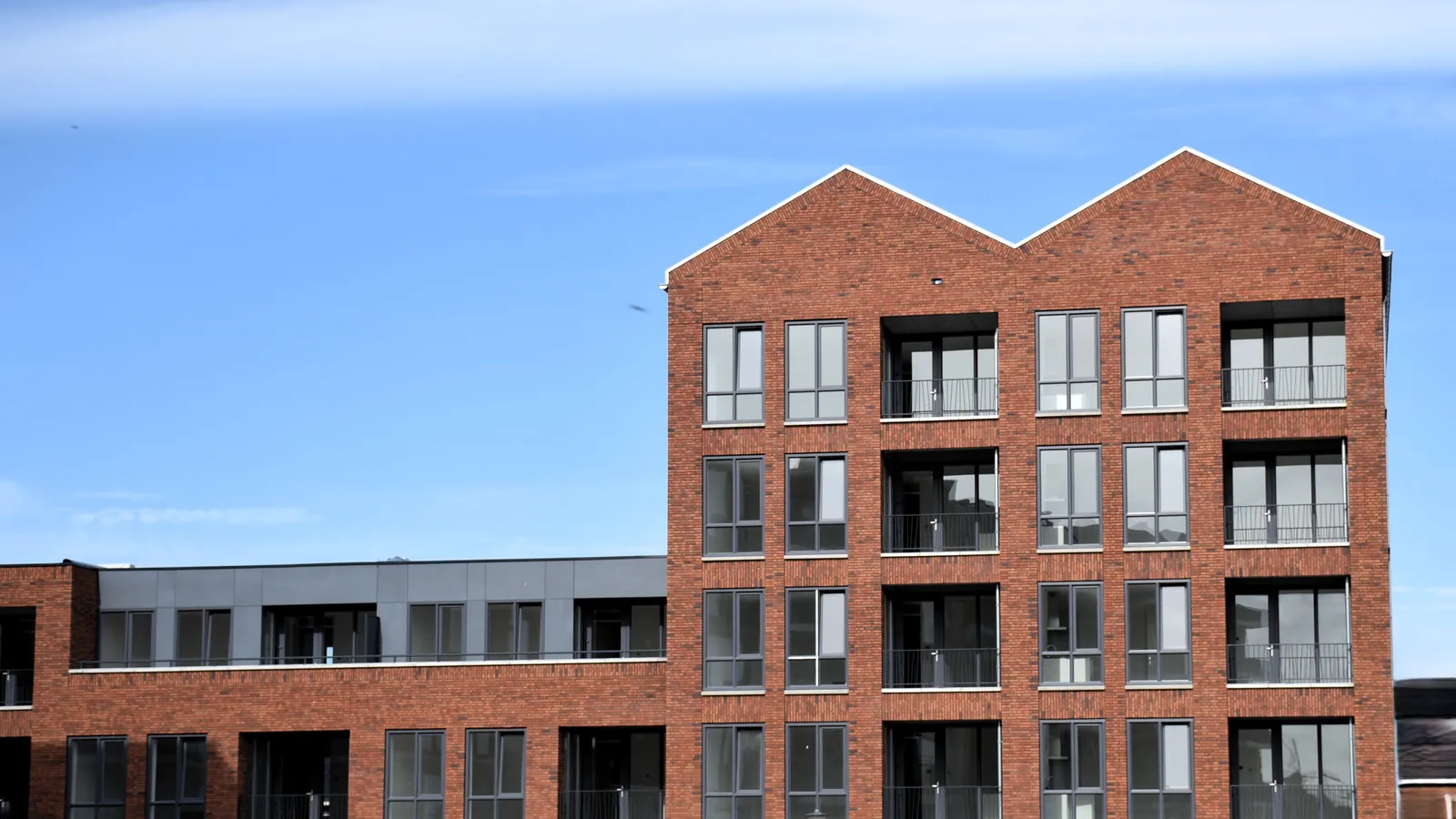 Nieuw appartementencomplex in baksteen